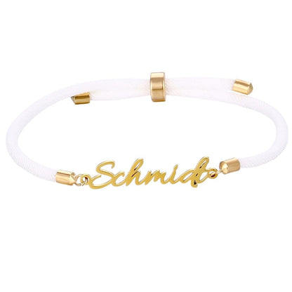 Engraved Name Cord Bracelet
Bracelets Loanya